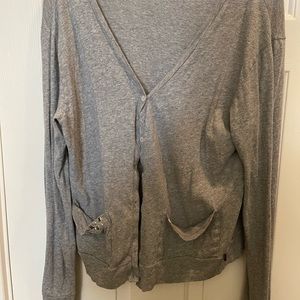 Grey cardigan